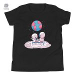 T-shirt enfant astronaute sur la lune, motif spatial amusant