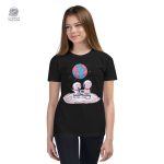 T-shirt espace pour enfants, design astronaute sur la lune