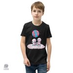 Vêtements enfants astronomie, t-shirt avec thème spatial lunaire