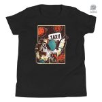 T-shirt enfant Astronaute Taxi sur fond spatial