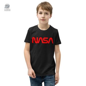 Vêtements NASA pour enfants, T-shirt logo iconique en coton
