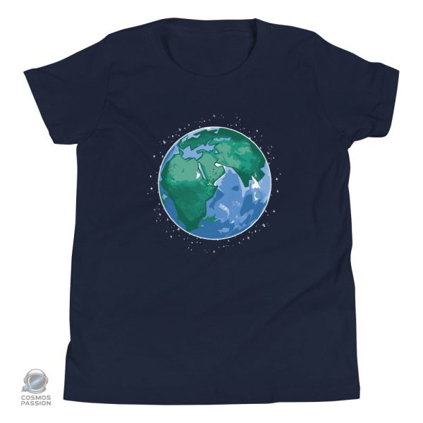 T-shirt espace pour enfants, thème astronomie