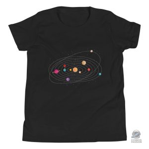 T-shirt enfant Système Solaire avec motifs planétaires
