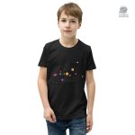 T-shirt éducatif sur l'espace, design Système Solaire pour jeunes