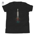 T-shirt SpaceX pour enfants avec motif Falcon Heavy