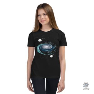 T-shirt espace pour enfants avec motif Voie Lactée