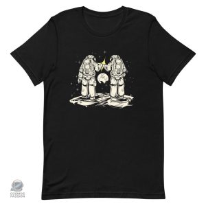 T-shirt lunaire inspiré de l'exploration spatiale
