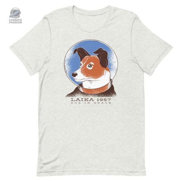 T-shirt inspiré de l'espace avec design Laika unique