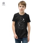 T-shirt enfant avec motif astronaute, style cosmique