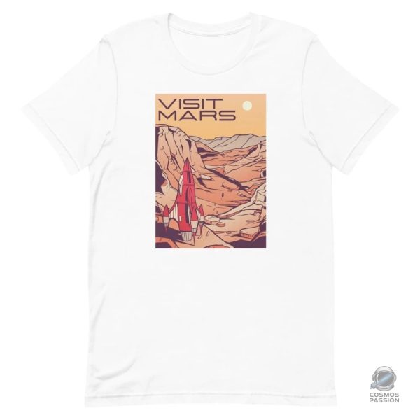 T-shirt graphique sur le thème de l'espace et de Mars