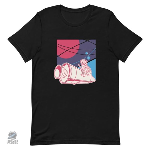 t-shirt-premier-chien-dans-lespace-1 T-shirt Chien dans l'Espace