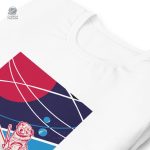 T-shirt graphique avec un chien astronautique