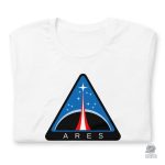 T-shirt à motif Ares pour fans de l'espace