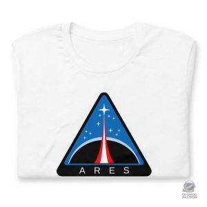 T-shirt à motif Ares pour fans de l'espace