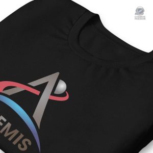 T-shirt homme Artemis, style décontracté NASA
