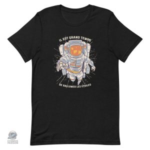 T-shirt Rallumer les Étoiles, design inspiré par l'espace