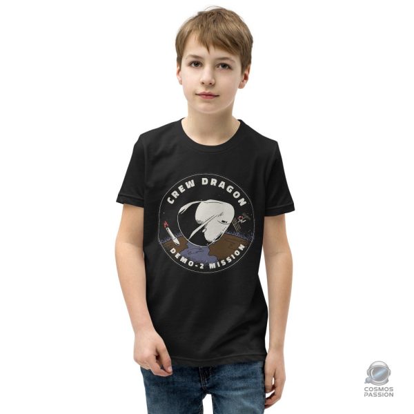 Vêtement astronomie pour enfants, T-shirt SpaceX Crew Dragon