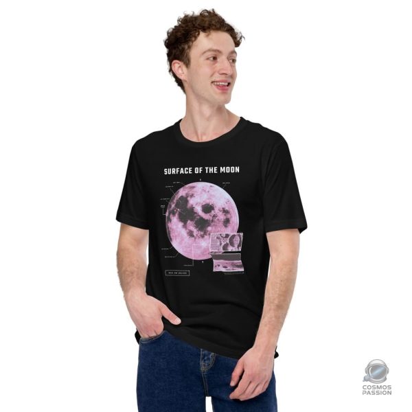 Mode spatiale : T-shirt surface lunaire