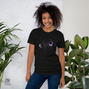 T-shirt graphique sur thème des trous de ver en cosmologie