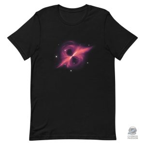 T-shirt Trou Noir avec design minimaliste