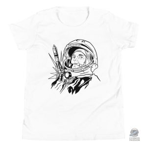 T-shirt Youri Gagarine pour enfants, thème espace