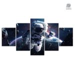 Art mural astronaute, décoration inspirante et spatiale