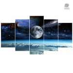 Décoration murale représentant l’atmosphère terrestre
