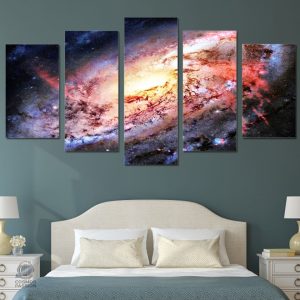 Tableau Galaxie - œuvre inspirée de l'espace