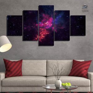 Tableau Nébuleuse, œuvre d'art inspirée de l'espace