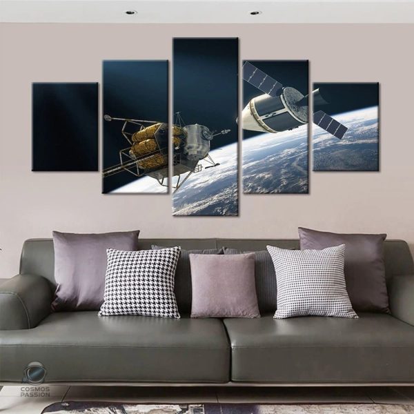 tableau-vaisseau-orion-1 Tableau Vaisseau Orion, illustration de l'espace en couleur