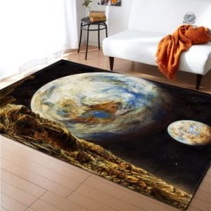 Tapis Exoplanète au design inspiré de l'espace