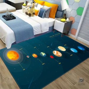 Tapis Stellaire décoratif pour une ambiance spatiale