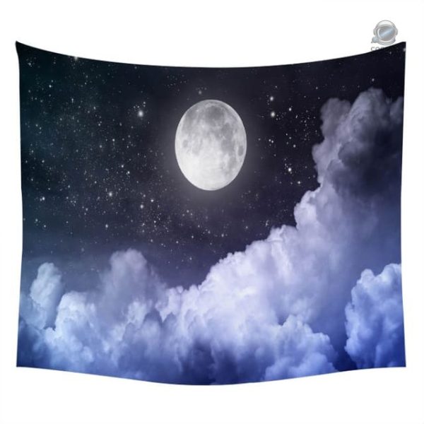 tapisserie-pleine-lune-au-dessus-des-nuages-1 Tapisserie Pleine Lune au-dessus des Nuages en astronomie