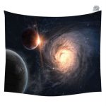 Tapisserie Quasar inspirée de l'astronomie