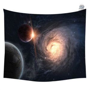 Tapisserie Quasar inspirée de l'astronomie