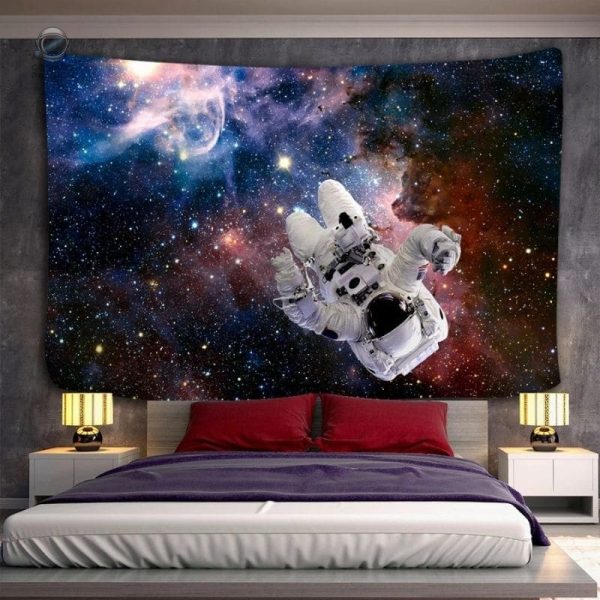 tenture-murale-astronaute-1 Tapisserie Astronaute pour décoration murale