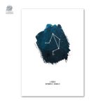 Poster des constellations pour amateurs d'espace