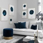 Poster illustrant les constellations du zodiaque
