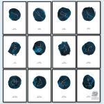 Affiche artistique des constellations astrales