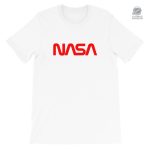 T-shirt NASA Worm en coton, design rétro emblématique
