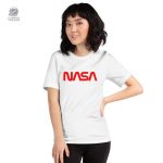 T-shirt avec l'insigne NASA Worm, look moderne