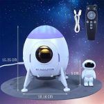 Design amusant de capsule spatiale pour la chambre d'enfant