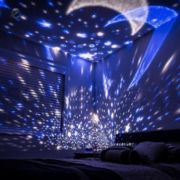 Lune illuminée pour la décoration d'une chambre d'enfant