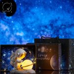 Veilleuse douce en forme d'astronaute en résine